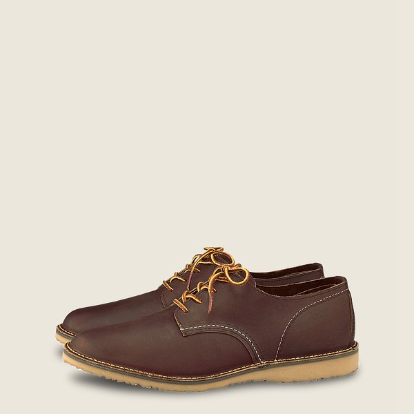 Mens Red Wing Weekender – Rough & Tough Leather - Oxford Brown - BHG086743